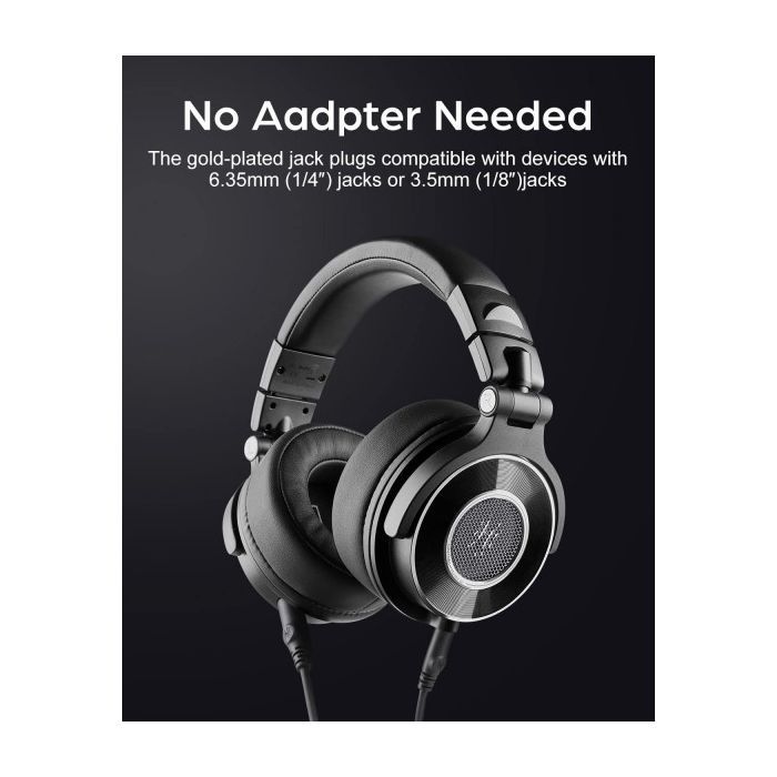 Наушники OneOdio Monitor 60 3,5мм/6,35мм Black (Monitor 60 Black) изображение 5