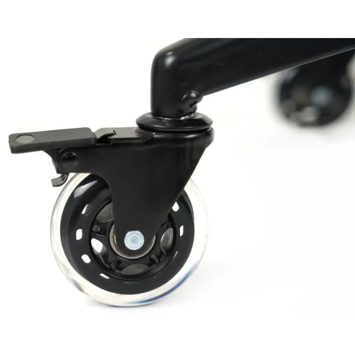 Ролик для кресла Аклас FI 11 бесшумный со стопором D-75, Прозрачный (00166280) изображение 4