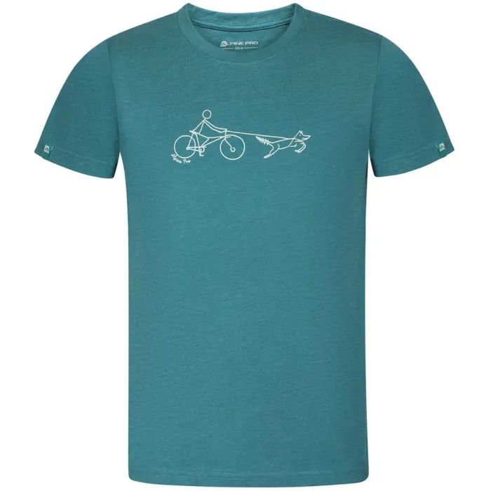 Футболка Alpine Pro Noger MTSF96G 502PA - L - темно-бірюзовий (007.022.0179)