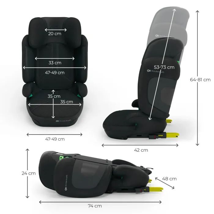 Автокресло Kinderkraft Xpand 2 PRO i-Size Black (KCXPPR02BLK0000) (5902533926473) изображение 3