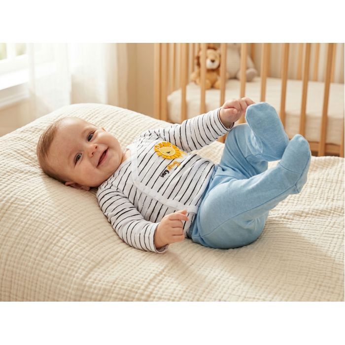 Боди детское Bibaby со штанишками (56734-62B-blue) изображение 9