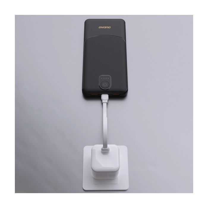 Батарея универсальная Dudao 10000mAh K10 12W, 2*USB-A, USB-C(IN), Black (6977196682164) изображение 4
