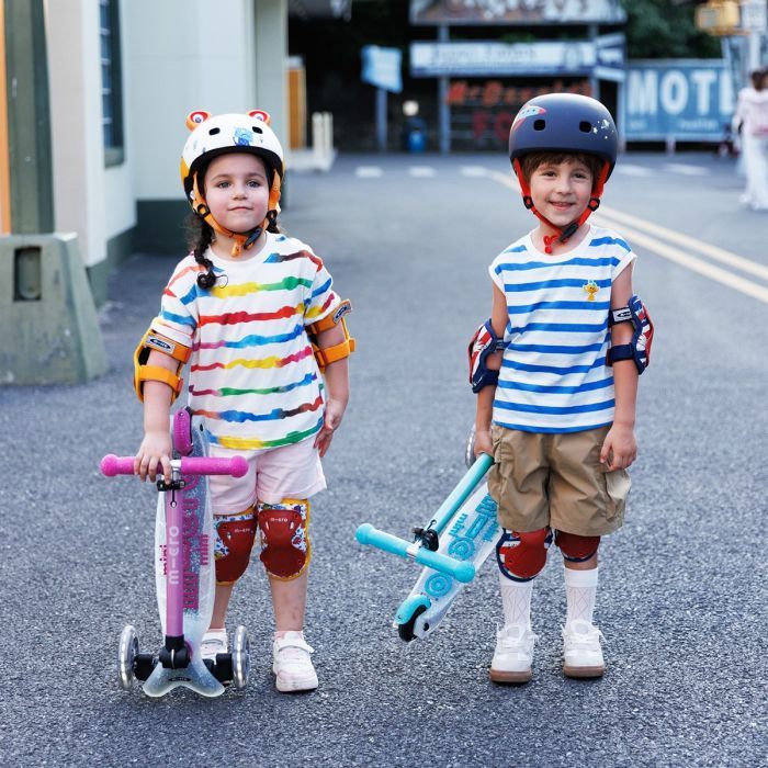 Самокат Micro Mini Deluxe складний серії Foldable Orion Glow LED" Синій" (MMD374) изображение 6