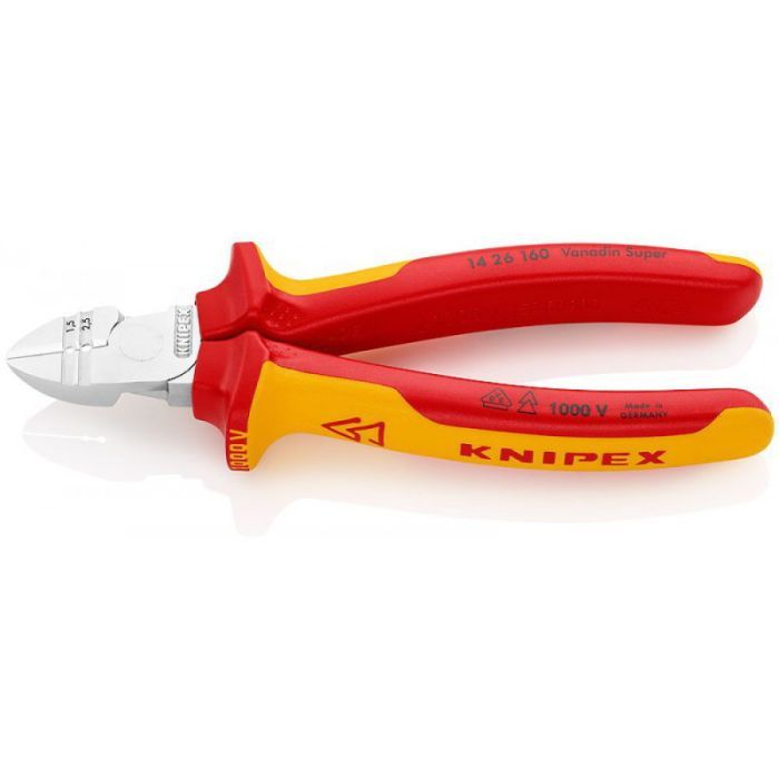 Кусачки KNIPEX боковые для удаления изоляции 14 26 160 (14 26 160)