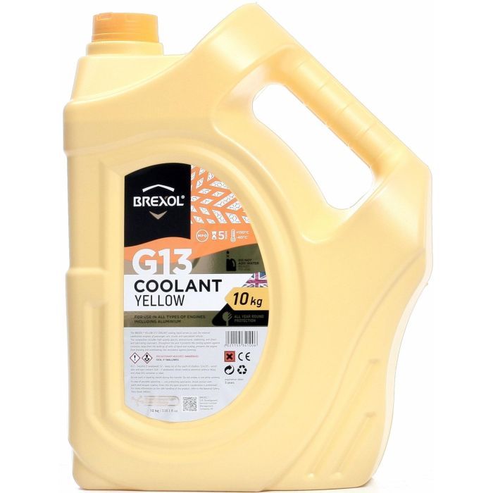 Антифриз BREXOL YELLOW G13 Antifreeze10kg (antf-019)