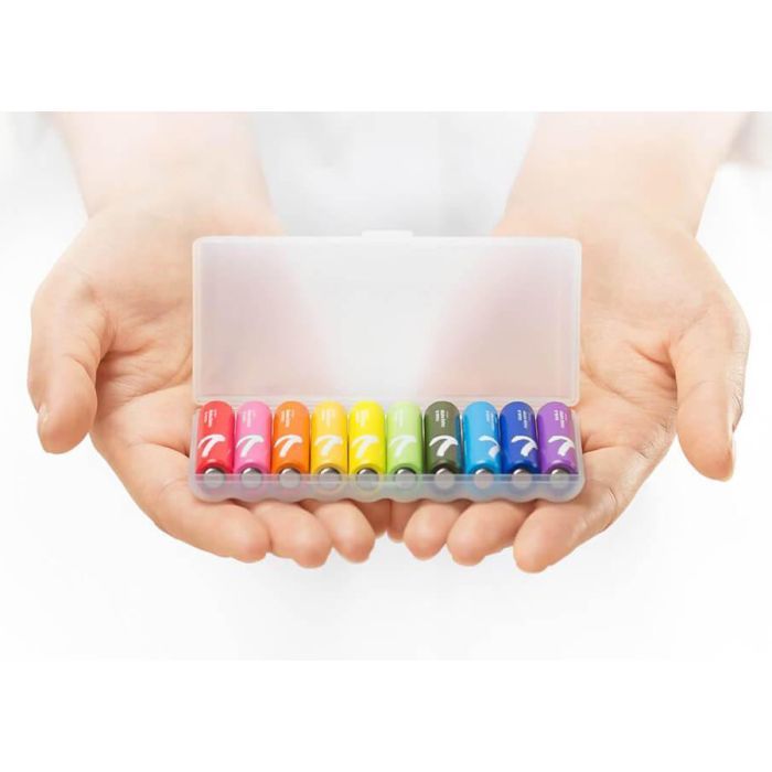 Батарейка CUKTECH AAA rainbow alkaline battery plastic case * 10 (CUKAAB07CNMX) изображение 3
