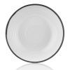 Тарелка By Bone серія "Helix" декор "Black" глибока 23 см 1000 мл (HL-BLA-FL-23-CK)