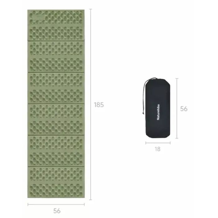 Туристический коврик Naturehike IXPE CNK2550WS030, алюмінієва плівка, 18 мм, медово-золотий (6977465868190) изображение 4