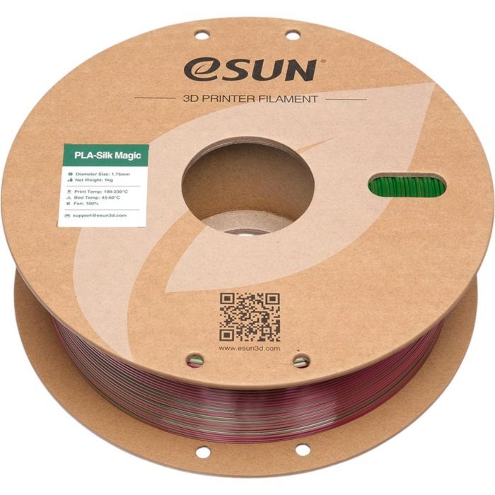 Пластик для 3D-принтера eSUN ePLA-Silk Magic 1кг, 1.75мм, Red Green (EPLA-SILKMAGIC-P175RG1) изображение 3