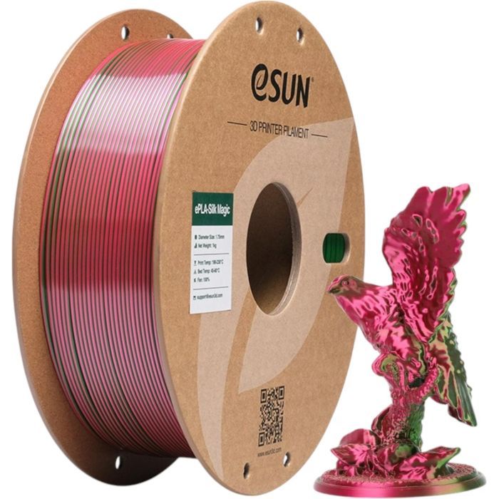 Пластик для 3D-принтера eSUN ePLA-Silk Magic 1кг, 1.75мм, Red Green (EPLA-SILKMAGIC-P175RG1) изображение 5