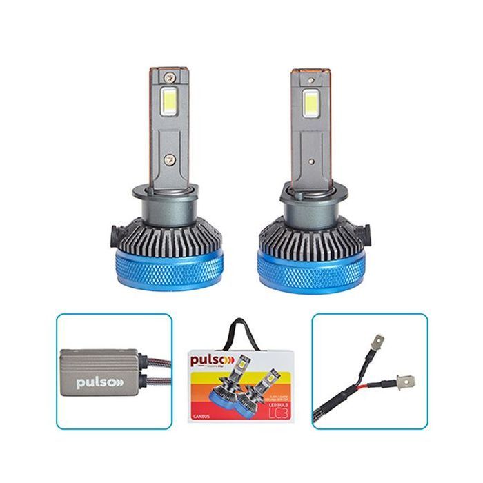 Автолампа PULSO LED-chips 3570 CSP/9-30V/2*65W/13000Lm/6000k (LC3-HB4) изображение 2
