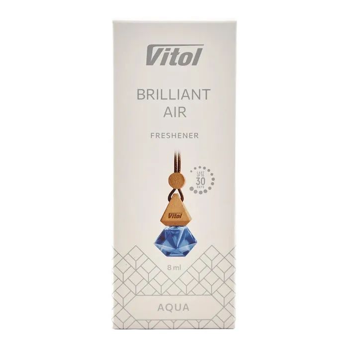 Ароматизатор для автомобиля VITOL Brilliant Air Aqua 8мл (VBA02) изображение 4