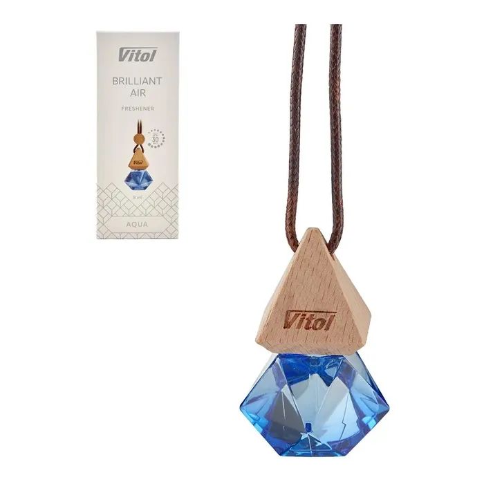 Ароматизатор для автомобиля VITOL Brilliant Air Aqua 8мл (VBA02) изображение 5