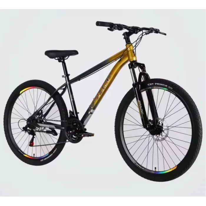 Велосипед Space 27.5" MARS DD FR рама-17" ST 2026 золотисто-чорний (OPS-SP-27.5-069) зображення 2