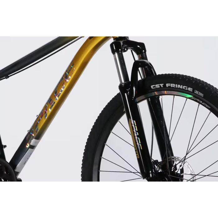 Велосипед Space 27.5" MARS DD FR рама-17" ST 2026 золотисто-чорний (OPS-SP-27.5-069) зображення 4