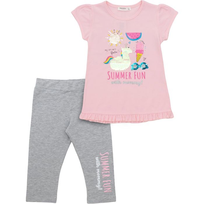 Набір дитячого одягу Breeze SUMMER FUN (13733-104G-pink)