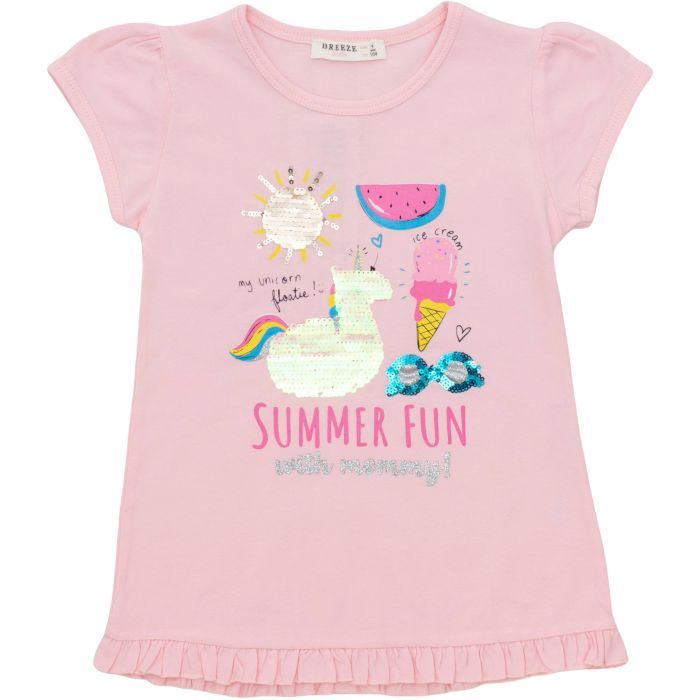 Набір дитячого одягу Breeze SUMMER FUN (13733-104G-pink) зображення 2