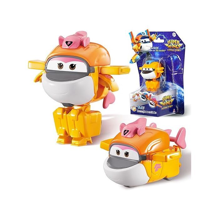 Фігурка Super Wings трансформер Transform-a-Bots Тікі (Tiki), 5 см (EU780059) зображення 3