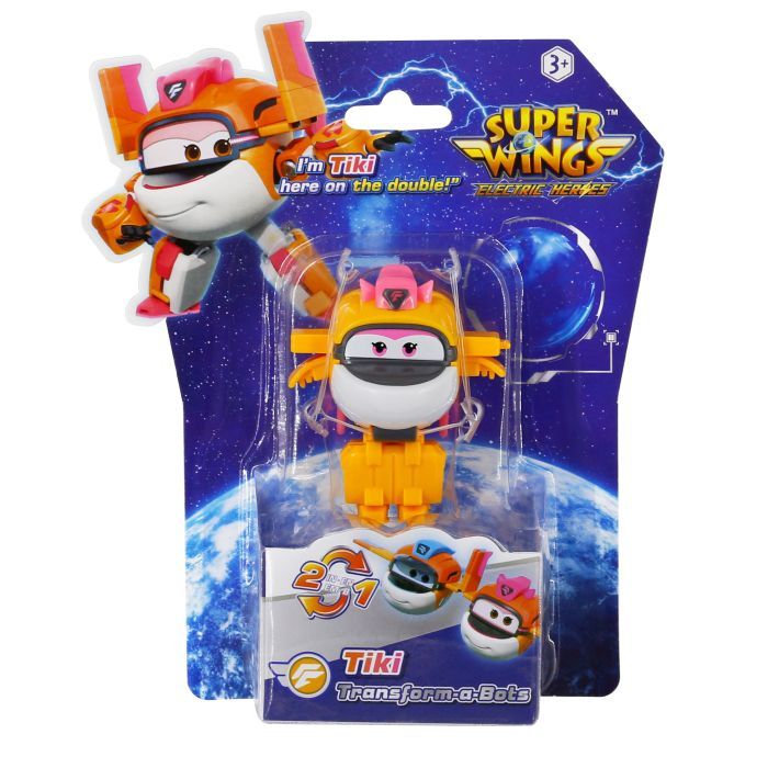 Фігурка Super Wings трансформер Transform-a-Bots Тікі (Tiki), 5 см (EU780059) зображення 4