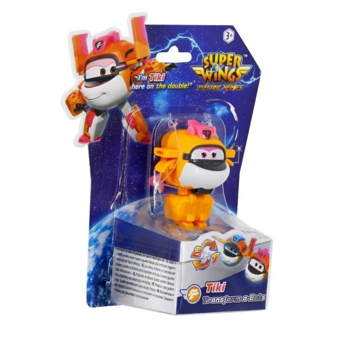 Фігурка Super Wings трансформер Transform-a-Bots Тікі (Tiki), 5 см (EU780059) зображення 5