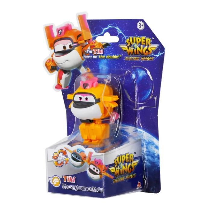 Фігурка Super Wings трансформер Transform-a-Bots Тікі (Tiki), 5 см (EU780059) зображення 6