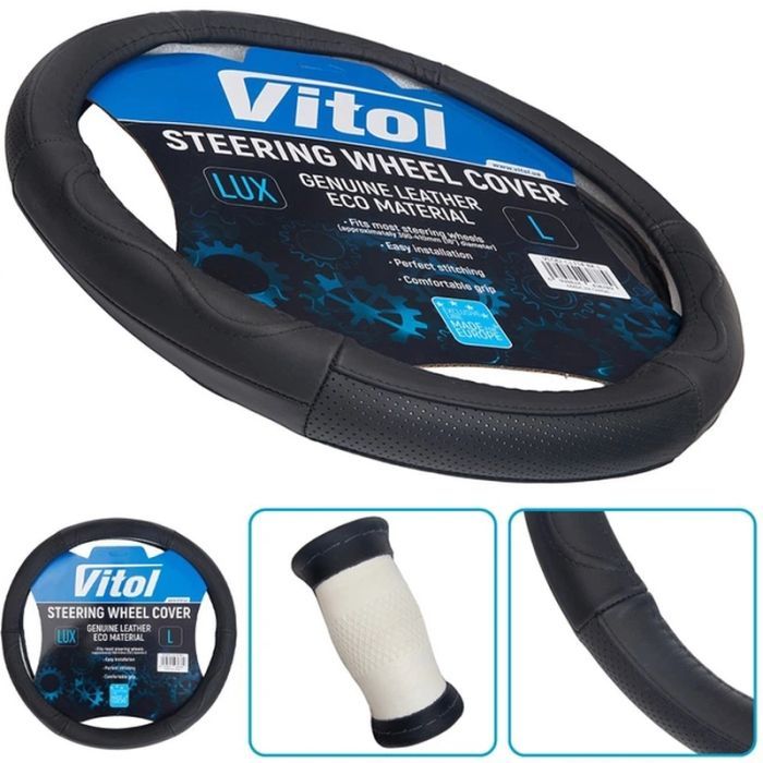 Чохол на руль VITOL L чорн (VLOD-CL114 BK L) зображення 2