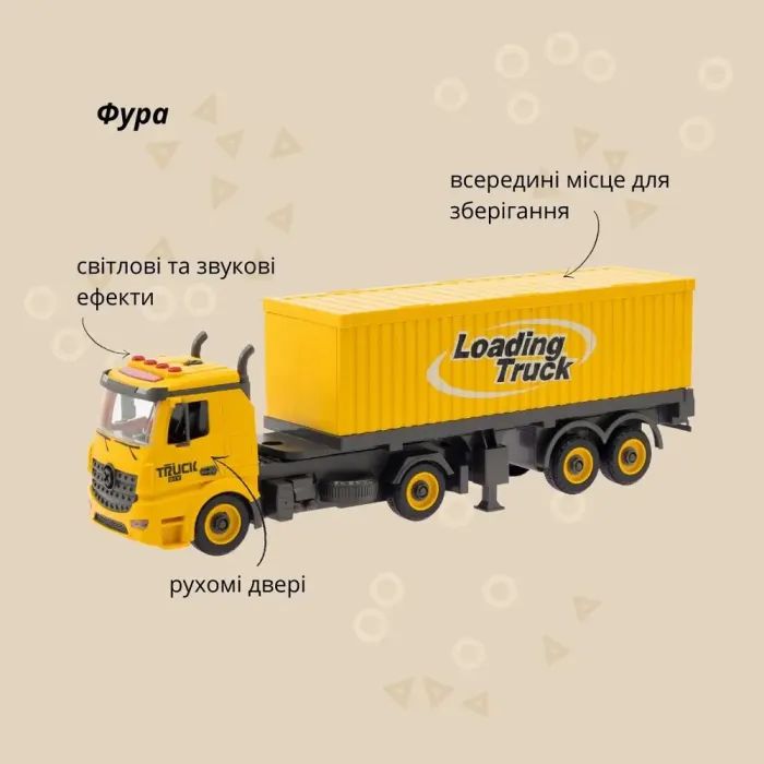 Конструктор Otamanko АВТОКОНСТРУКТОР Фура (YW9086A) изображение 2