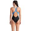 Купальник Arena Breath Swimsuit V Back Lb 008330-580 синій, чорний, бірюзовий 44 (3468337422006) изображение 2