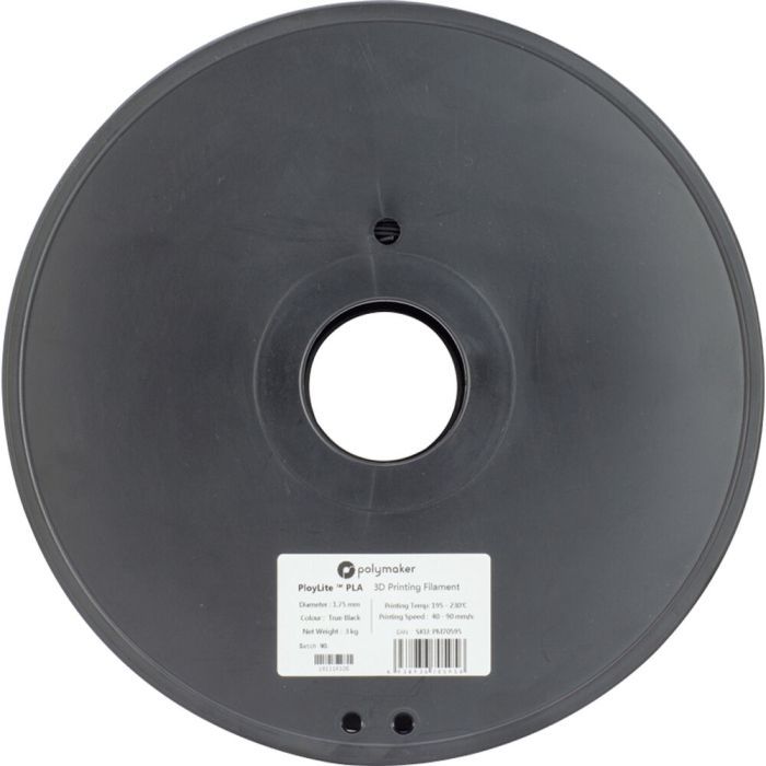 Пластик для 3D-принтера Polymaker PLA POLYLITE 1,75mm 1kg BLACK (PA02001) изображение 2