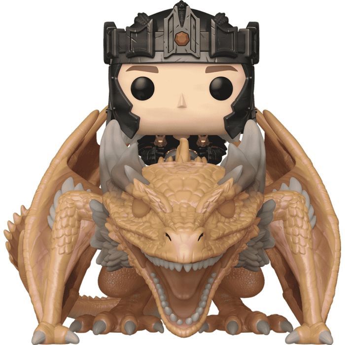 Фигурка Funko Pop Rides серии Дом Дракона S4 - Эйгон Таргариен и Солнцежар (83460)