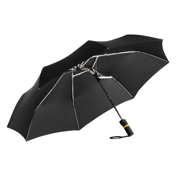 Парасоля Fare Exzenter 5199 складана, ручна 98 см black-yellow (FR.5199 black-yellow)