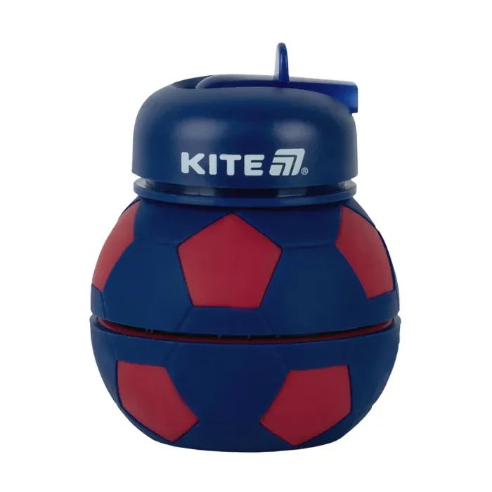 Поильник-непроливайка Kite силіконова , 550 мл, червоно-синя (K26-1272-3)