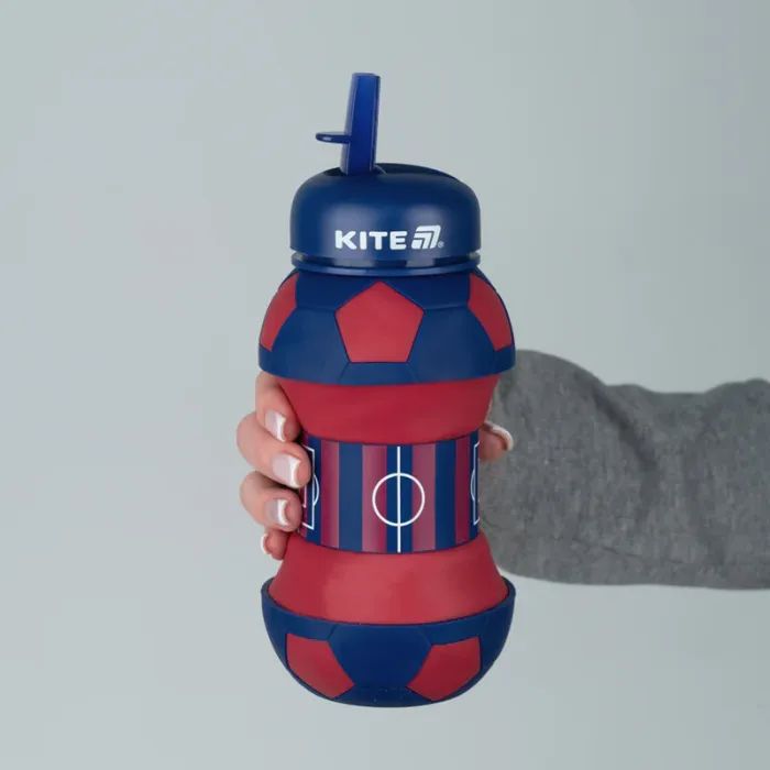 Поильник-непроливайка Kite силіконова , 550 мл, червоно-синя (K26-1272-3) изображение 6