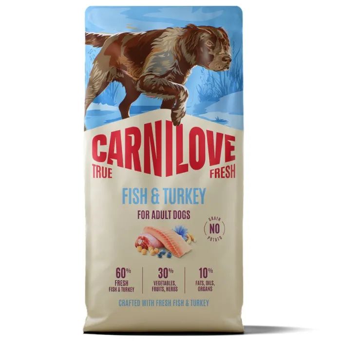 Сухий корм для собак Carnilove True Fresh Fish & Turkey 4 кг (8595602582075)