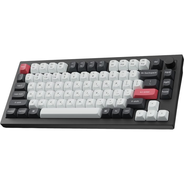 Клавіатура Keychron Q1 HE Magnetic Switch RGB UA Black (Q1H-M1-UA) зображення 4