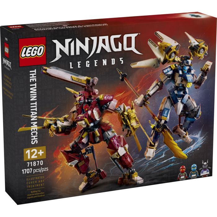 Конструктор LEGO NINJAGO Близнецы работы-Титаны (71870)