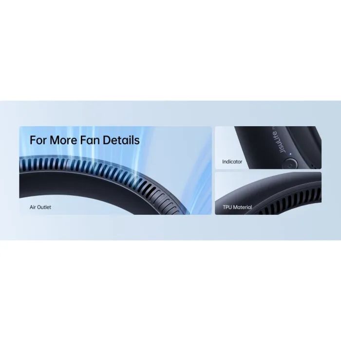 Вентилятор Jisulife Neck Fan Life3 FA14 blue зображення 10