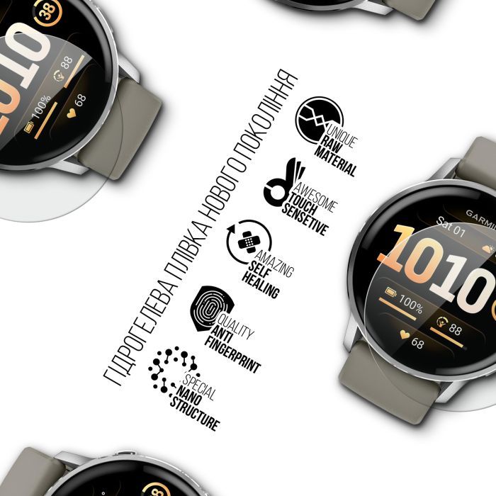 Плівка захисна Armorstandart hydrogel Garmin Venu 4 45mm 6 pcs (ARM91534) зображення 2