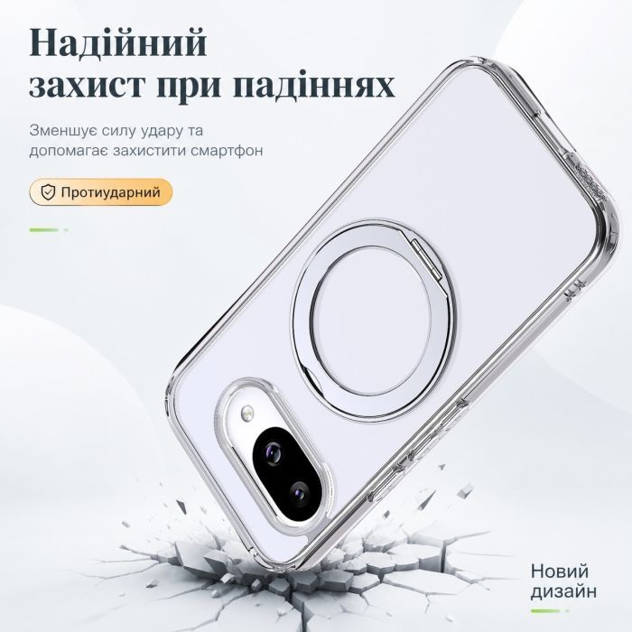 Чехол для мобильного телефона BeCover Aura Fold Google Pixel 9a Transparent (715668) изображение 5