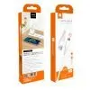 Дата кабель USB 2.0 AM to USB-C 1.0m 2.4A X196 white WUW (6972573335589) изображение 2