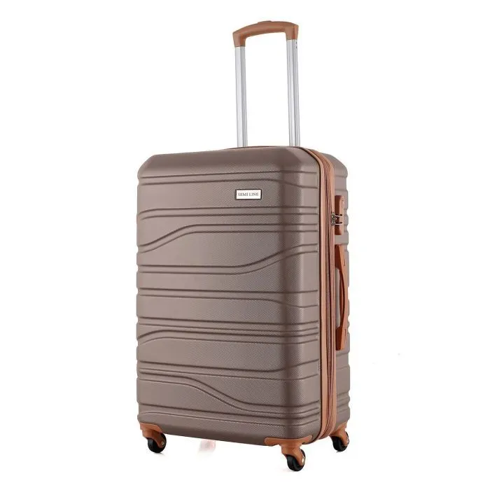 Чемодан Semi Line 24" (M) Graphite/Brown (T5689-2) (DAS303579)