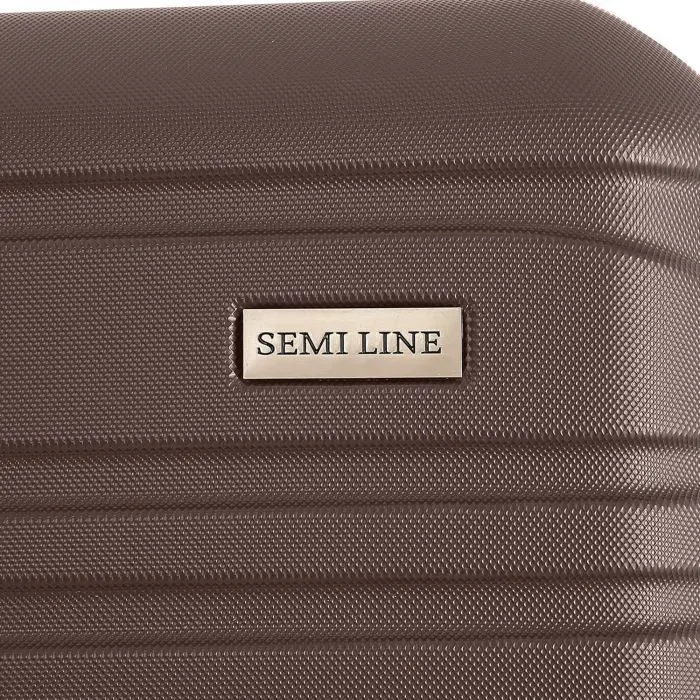 Чемодан Semi Line 24" (M) Graphite/Brown (T5689-2) (DAS303579) изображение 7