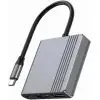 Концентратор Cablexpert USB-C 3-in-1 1xHDMI + 1xUSB 3.2 + 1xUSB-C PD 90W 10Gbps 4K60Hz (A-CM-COMBO3-05) изображение 2