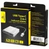 Концентратор Cablexpert USB-C 3-in-1 1xHDMI + 1xUSB 3.2 + 1xUSB-C PD 90W 10Gbps 4K60Hz (A-CM-COMBO3-05) изображение 5