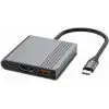Концентратор Cablexpert USB-C 3-in-1 1xHDMI + 1xUSB 3.2 + 1xUSB-C PD 90W 10Gbps 4K60Hz (A-CM-COMBO3-05)