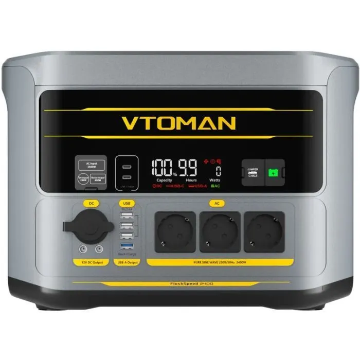 Зарядная станция Vtoman FlashSpeed 2400 2400W 1408Wh LiFePO4 (FlashSpeed 2400)