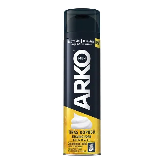 Пена для бритья ARKO Men Energy+ 200 мл (8690506554705)