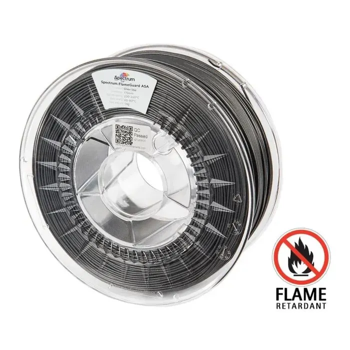 Пластик для 3D-принтера Spectrum ASA 275 FlameGuard 1.75mm 1kg Silver, Star (81446)