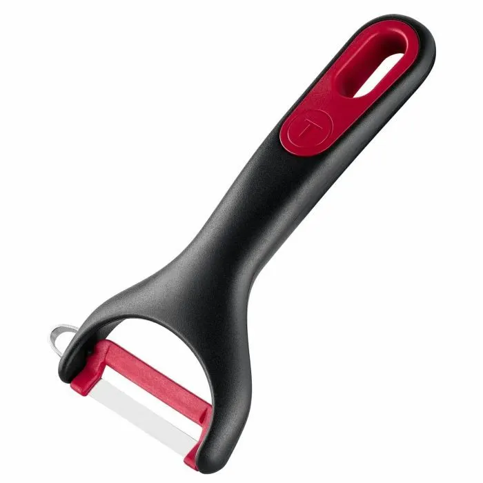 Овочечистка Tefal Ingenio+ горизонтальна 14.3 см червоно-чорний (K1992134)