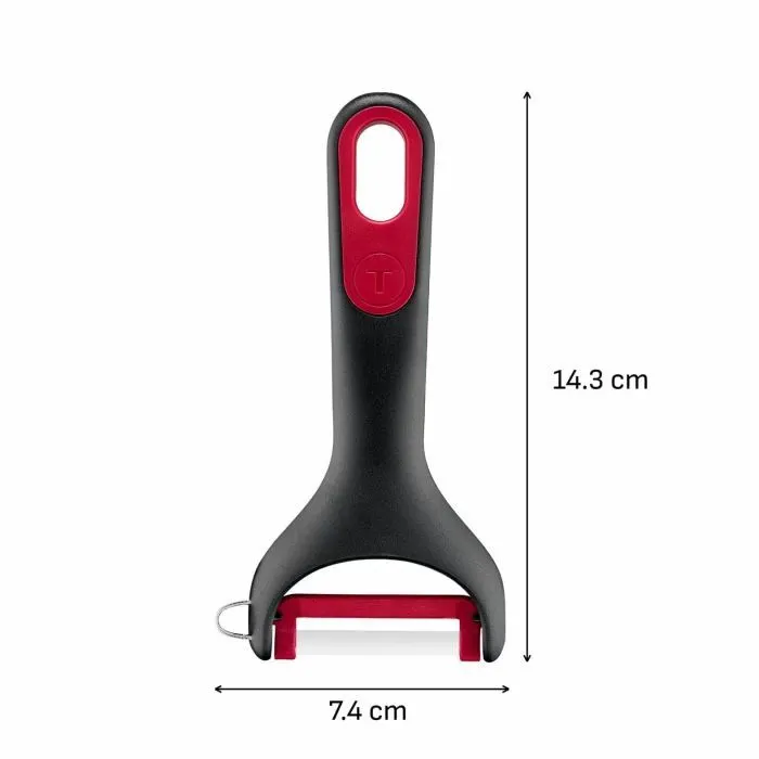Овочечистка Tefal Ingenio+ горизонтальна 14.3 см червоно-чорний (K1992134) зображення 4